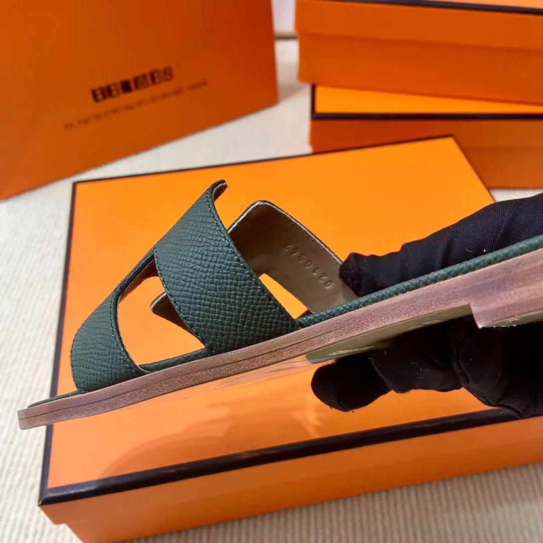 에르메스 올수공 오란 슬리퍼 샌들 앱송 36